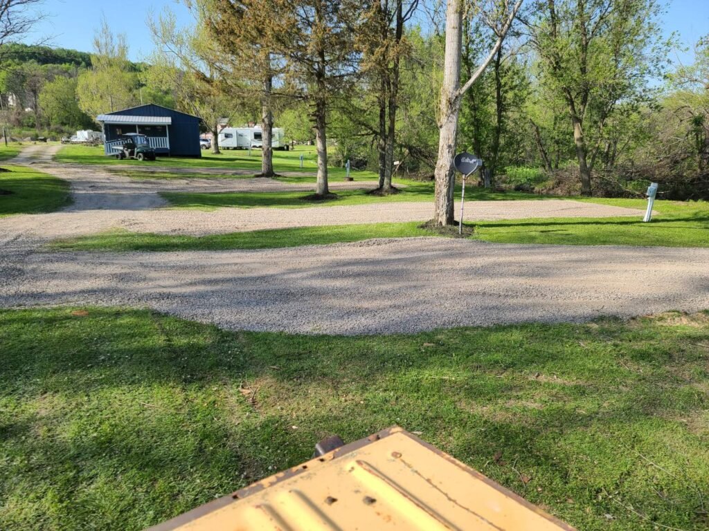 View of lot 1 at Brookview RV park