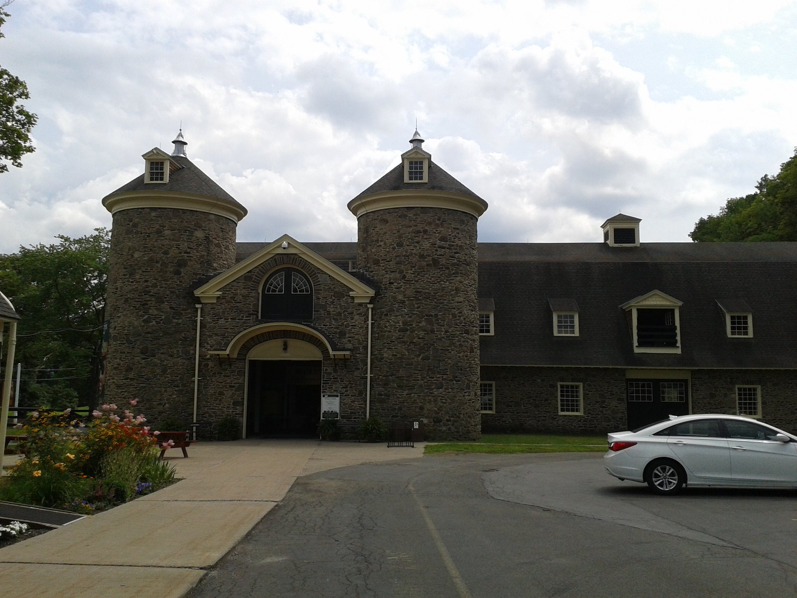 Entrance to the Farmers Museum in Cooperstown, NY