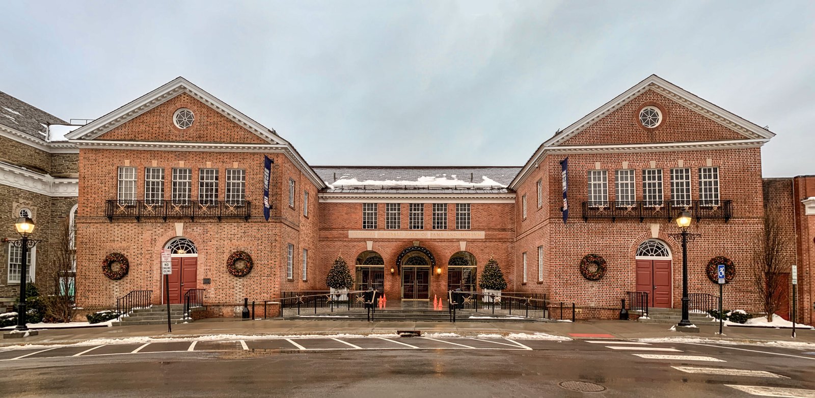 Entrance to the National Baseball Hall of Fame
